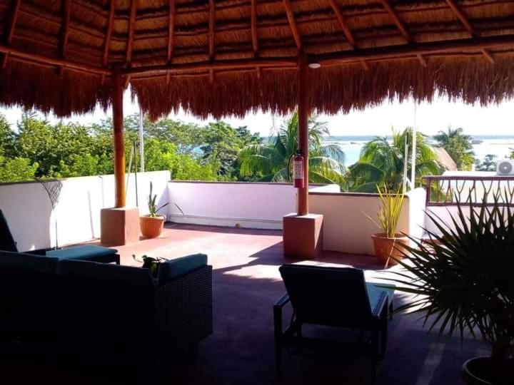 Hotel Miriam Bacalar Bagian luar foto