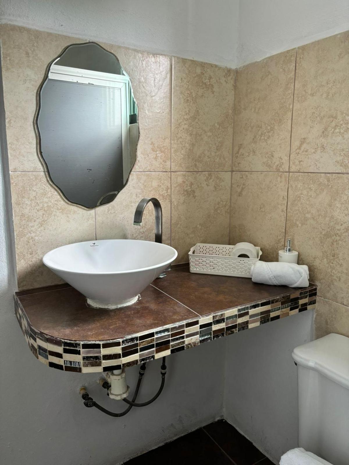 Hotel Miriam Bacalar Bagian luar foto